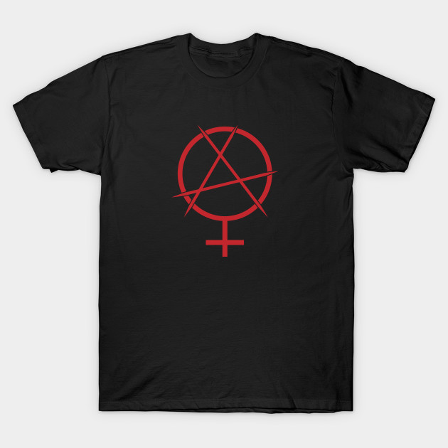 Feminist Anarchy Symbol Womens Rights T Shirt Teepublic 1508